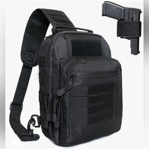 NWOT Chest Sling Bag for Men Women Tactical Crossbody